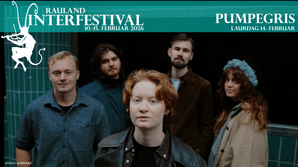 Gruppa Pumpegris spiller på Rauland Vinterfestival, 10.-15. februar 2026. Konsert lørdag 14. februar.